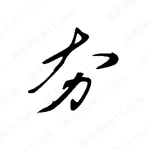 王世剛寫(xiě)的草字夯